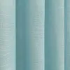 Curtain Alexandra House Living Rustik Turquoise Natural 200 x 270 x 1 cm Translucent