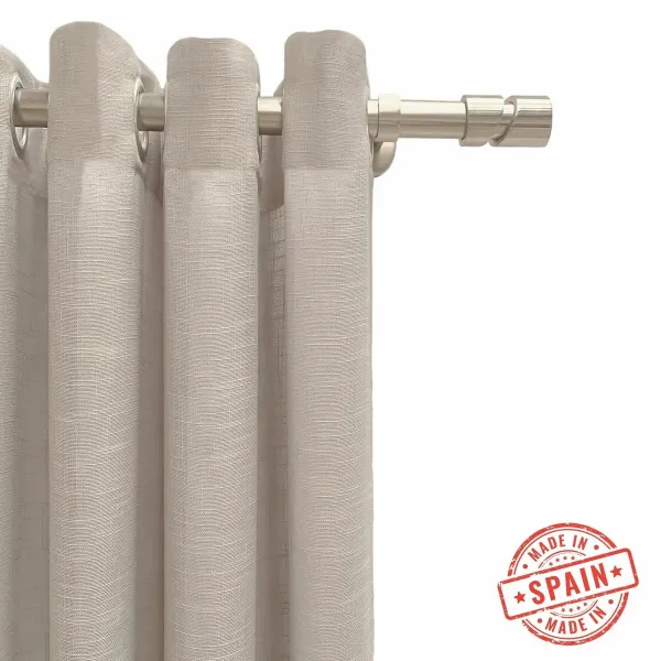 Curtain Alexandra House Living Rustik Grey 300 x 270 x 1 cm Translucent