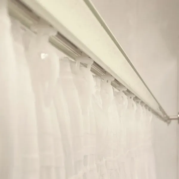 Curtain Alexandra House Living Jade Natural 400 x 270 x 1 cm Translucent