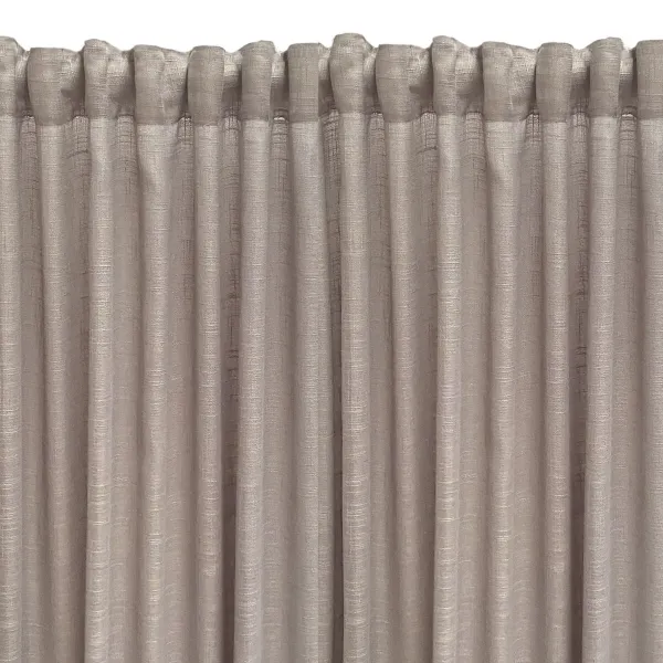 Curtain Alexandra House Living Rustik Grey Natural 300 x 270 x 1 cm Translucent