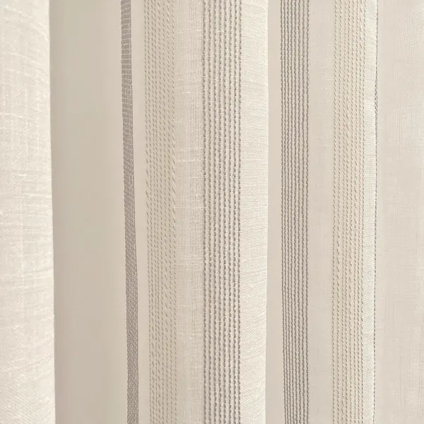 Curtain Alexandra House Living Rebeca Grey 300 x 270 x 1 cm Translucent