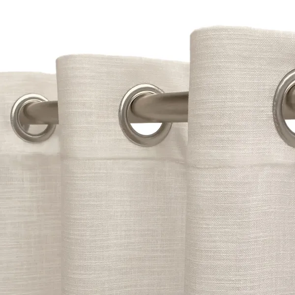 Curtain Alexandra House Living Jade Natural 300 x 270 x 1 cm Translucent