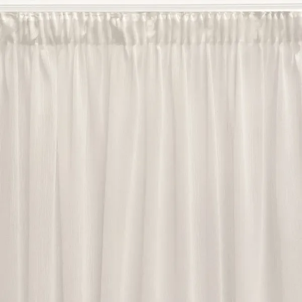 Curtain Alexandra House Living Lisboa White 140 x 270 x 1 cm Translucent