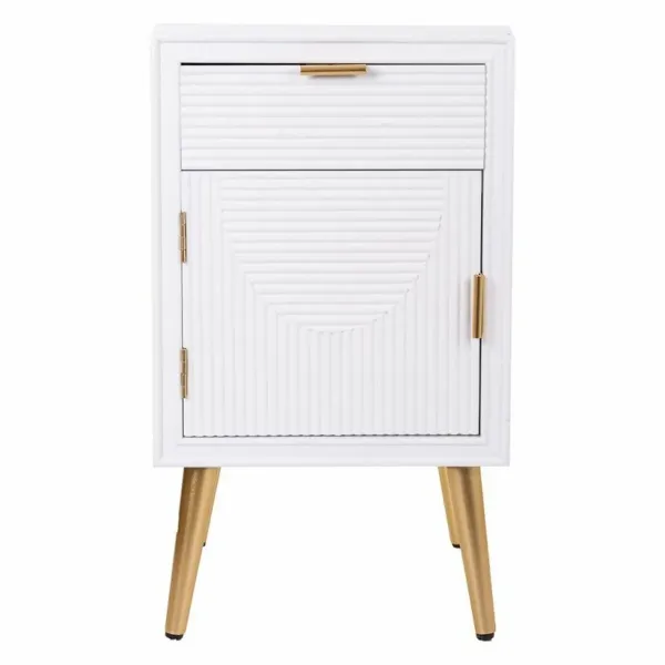 Nightstand Alexandra House Living Golden 36 x 70 x 39 cm