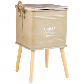 Nightstand Alexandra House Living Green 34 x 34 x 55 cm