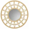 Wall mirror Alexandra House Living Natural Bamboo Rattan 56 x 2 x 56 cm