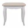 Bench Alexandra House Living White Brown Pine MDF Wood 31 x 41 x 42 cm