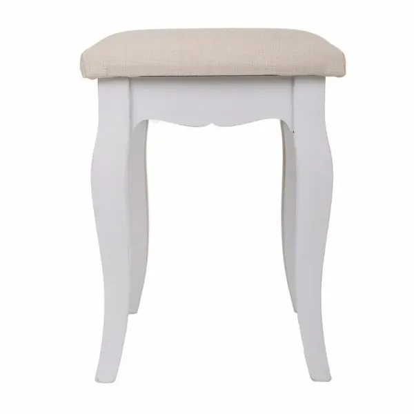 Bench Alexandra House Living White Brown Pine MDF Wood 31 x 41 x 42 cm