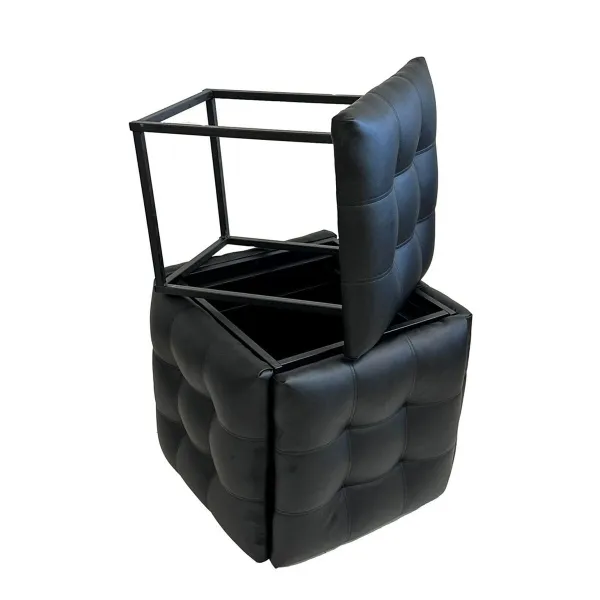 Stool Alexandra House Living Metal Iron 35 x 46 x 35 cm
