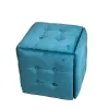 Pouffe Alexandra House Living Dark green polystyrene 45 x 30 x 45 cm