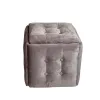 Pouffe Alexandra House Living White polystyrene 45 x 33 x 45 cm