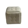 Pouffe Alexandra House Living Cream polystyrene 45 x 30 x 45 cm