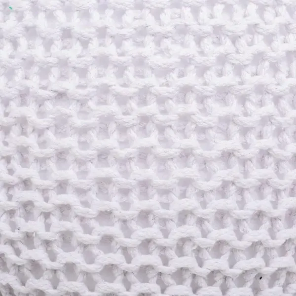 Pouffe Alexandra House Living White polystyrene 38 x 30 x 38 cm