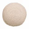 Pouffe Alexandra House Living Cream polystyrene 45 x 40 x 45 cm