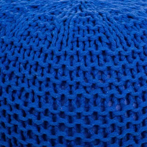 Pouffe Alexandra House Living Dark blue polystyrene 38 x 28 x 38 cm