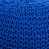 Pouffe Alexandra House Living Dark blue polystyrene 38 x 28 x 38 cm