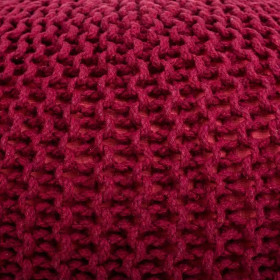 Pouffe Alexandra House Living Burgundy polystyrene 45 x 30 x 45 cm