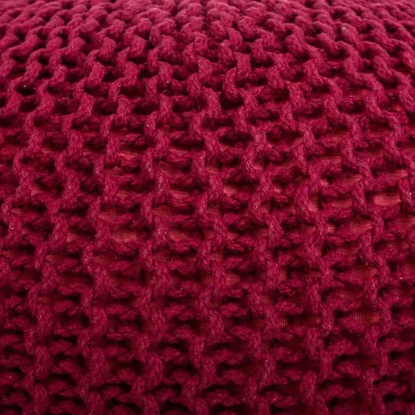 Pouffe Alexandra House Living Burgundy polystyrene 45 x 30 x 45 cm
