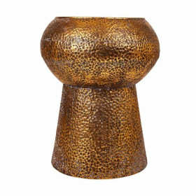 Stool Alexandra House Living Golden Iron 35 x 44 x 35 cm