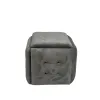 Stool Alexandra House Living Grey Wood synthetic rattan 40 x 48 x 40 cm