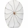 Vase Alexandra House Living White Polyresin 8 x 39 x 27 cm
