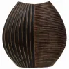 Vase Alexandra House Living Brown Polyresin 10 x 29 x 29 cm