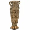 Vase Alexandra House Living Gold Iron 11 x 34 x 11 cm