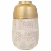 Vase Alexandra House Living Gold Ceramic 15 x 28 x 15 cm