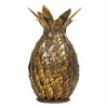 Candle Holder Alexandra House Living Golden Iron 15 x 26 x 15 cm Pineapple