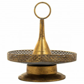 Centerpiece Alexandra House Living Gold Iron 39 x 43 x 39 cm