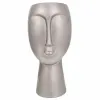 Decorative Figure Alexandra House Living Ceramic Varnish Face 25 x 52 x 25 cm