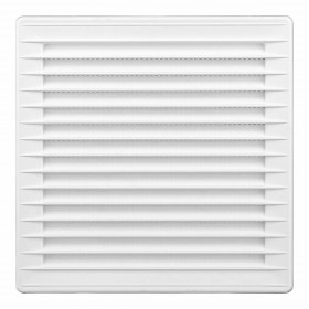 Ventilation grille EDM 87724 White 17 x 17 x 1,15 cm Mosquito net