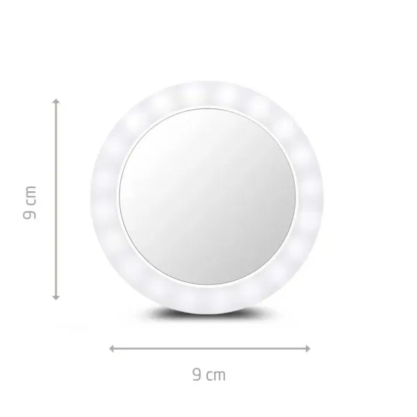 Wall Light EDM 32447 White Plastic F 18 W 120 W 1820 Lm Movement Sensor Light sensor Circular (6400 K)