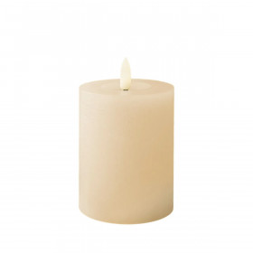 LED Candle Lumineo Beige Cream Ø 7 x 11,2 cm (AAA)