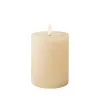LED Candle Lumineo Beige Cream Ø 7 x 11,2 cm (AAA)