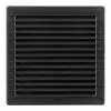 Ventilation grille EDM 87726 Anthracite 17 x 17 x 1,15 cm Mosquito net