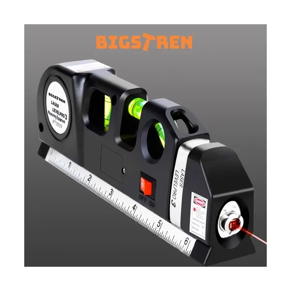 Laserlood mõõdulindiga 250cm Bigstreeni 21747