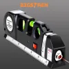 Laserlood mõõdulindiga 250cm Bigstreeni 21747