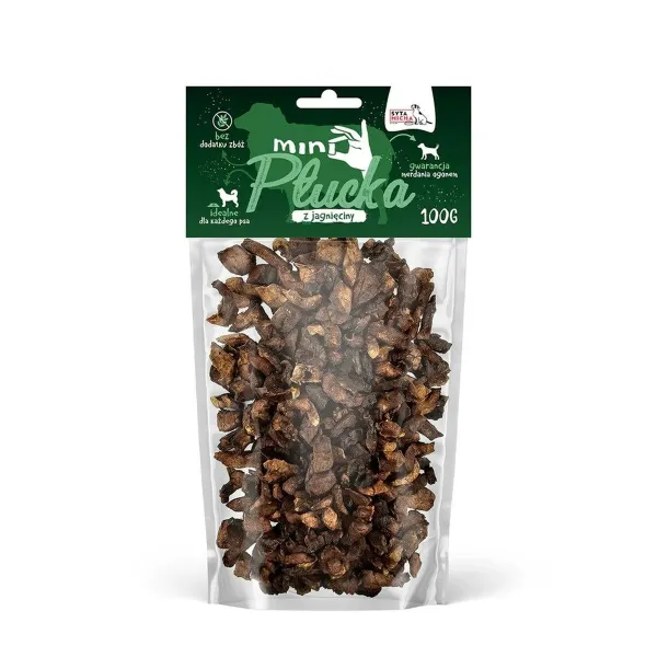 Pašarai SYTA MICHA Mini lamb lungs Vaikas / jaunėlis Avis 100 g