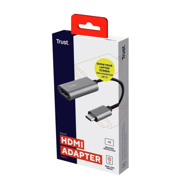 Cable Micro USB Trust 23774 Black Grey