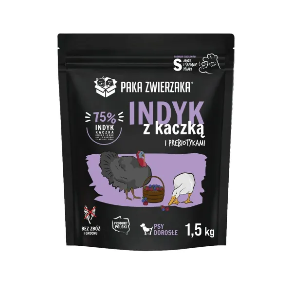 Fodder Paka Zwierzaka SYTA MICHA Chef Venison Turkey Veal 1,5 Kg