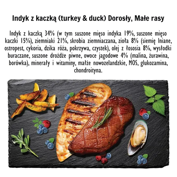 Fodder Paka Zwierzaka SYTA MICHA Chef Venison Turkey Veal 1,5 Kg