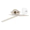 Desk lamp Alexandra House Living Cream Iron 25 x 63 x 25 cm