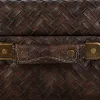 Decorative suitcase Alexandra House Living Brown Polyskin MDF Wood Vintage 16 x 30 x 44 cm