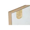 Painting Home ESPRIT White Golden polystyrene Canvas Modern 42 x 4 x 42 cm (2 Units)