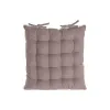 Chair cushion Home ESPRIT Light mauve 42 x 42 x 6 cm