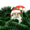 Christmas tree chain 6m shaded green, Christmas tree garland, diameter 7cm