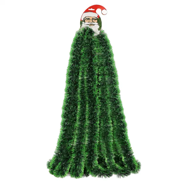 Christmas tree chain 6m shaded green, Christmas tree garland, diameter 7cm