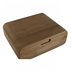 Nightstand Home ESPRIT Teak 50 x 40 x 17 cm