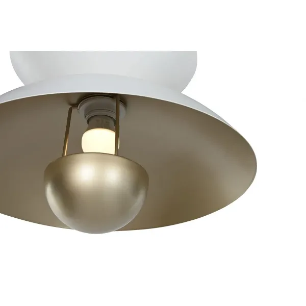 Ceiling Light Home ESPRIT White Golden Metal 50 W 36 x 36 x 22 cm